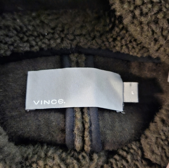 VINCE Hooded Sherpa Toggle Coat - Picture 10 of 10